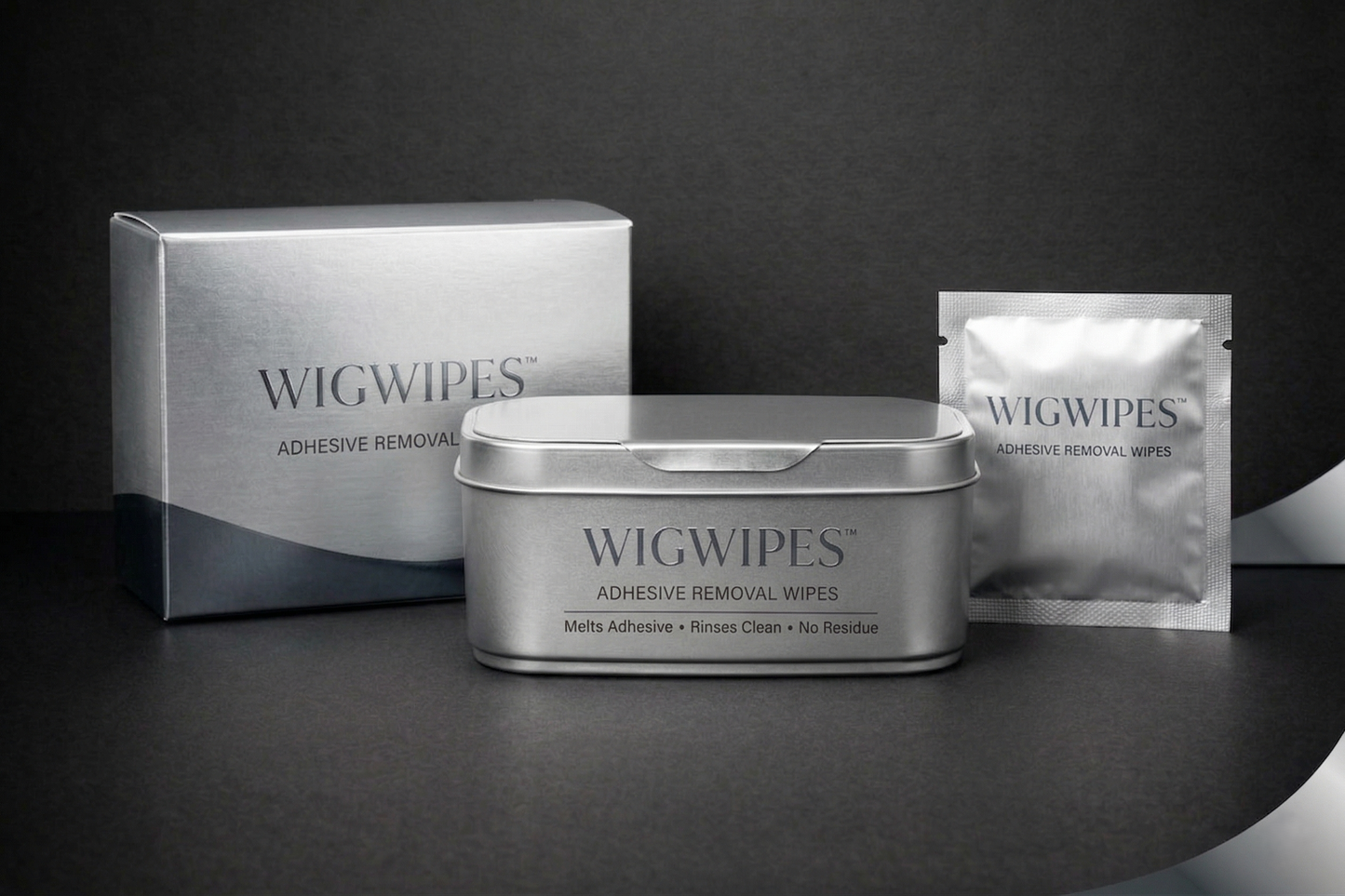 WigWipes™ — Adhesive Removal Wipes for Special FX Theatrical Prosthetics & Appliances